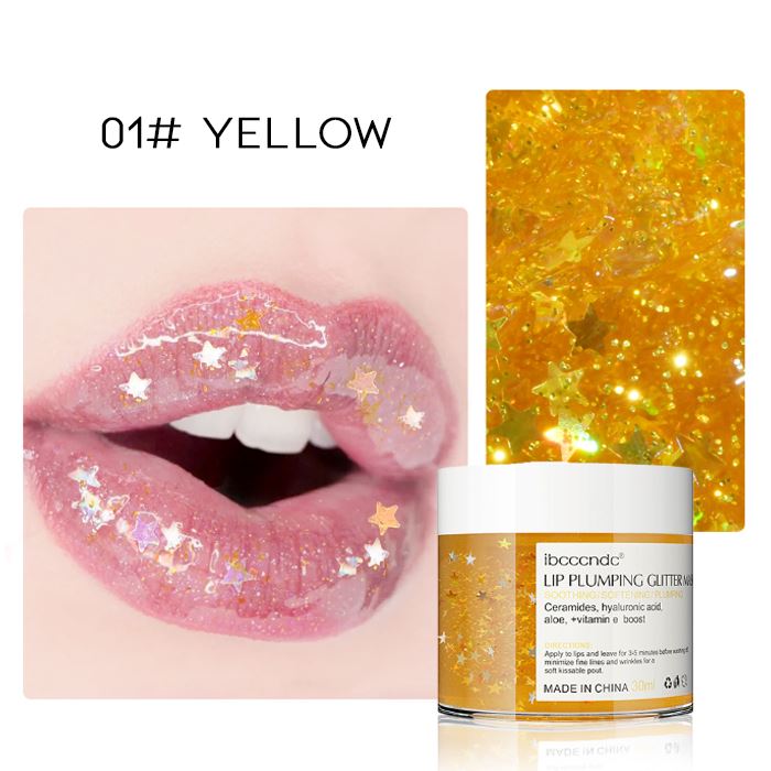 Lip Boost Glitter Lip Mask Make-up Every Day And Night 01# Yellow 2pcs (20% OFF) $18.50 Each 