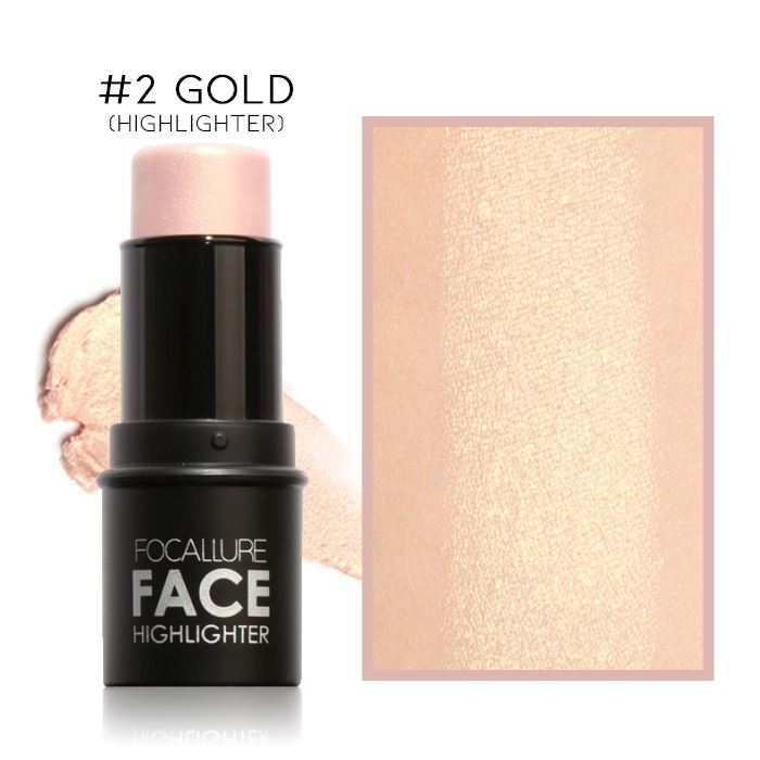 Long Lasting Stick Highlight & Contour Make-up Every Day And Night #2 Gold 