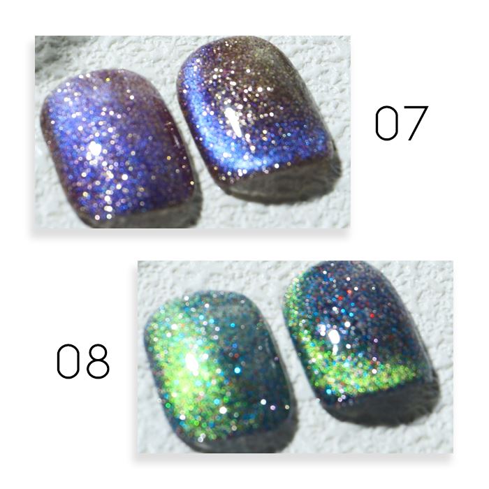 Galaxy Cat Eye Gel Nail Polish Nail Every Day And Night 07 