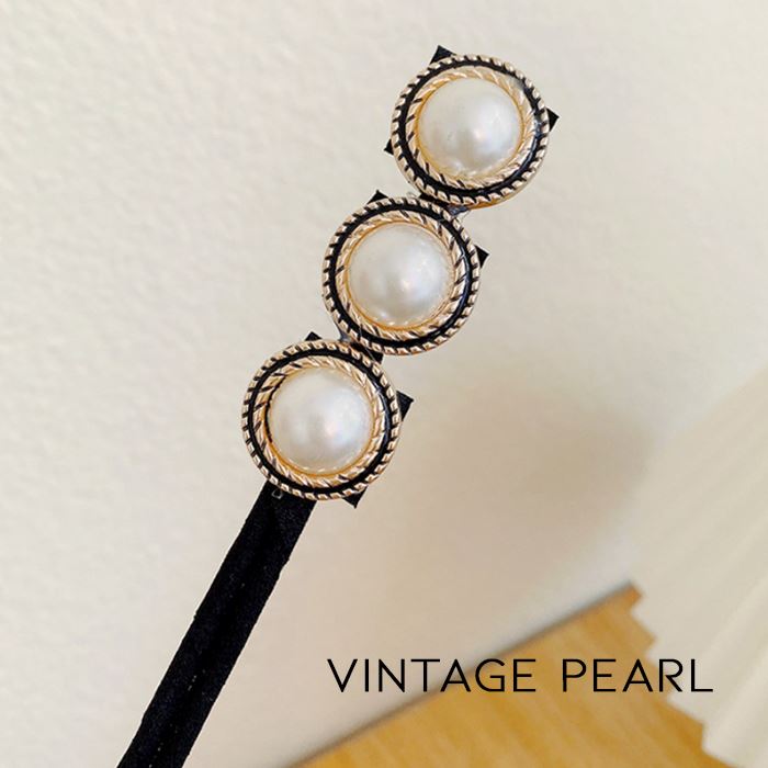 Elegant Easy Pearl Hairbun Maker Hair Styling Tools Every Day And Night Vintage Pearl 1pc 