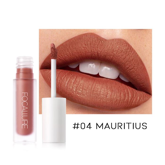 12HRS Waterproof Matte Liquid Lipstick Make-up Every Day And Night #04 Mauritius 