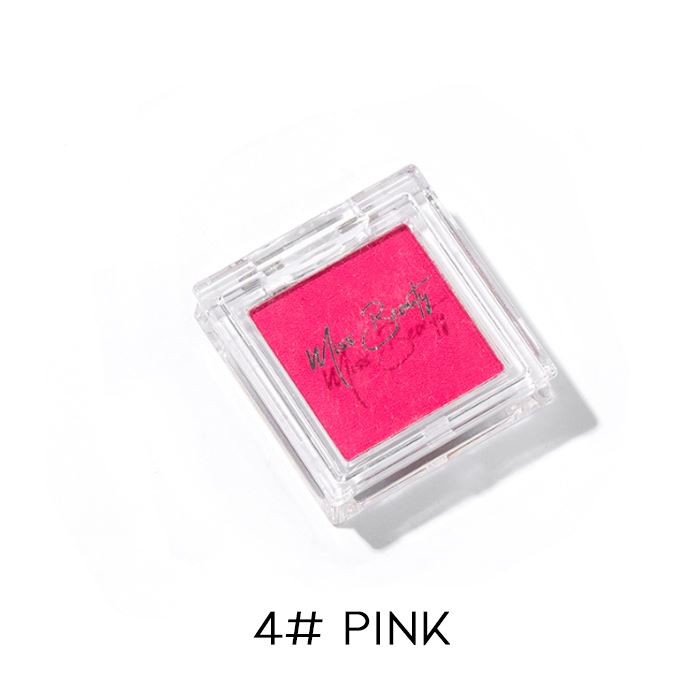 Single Shade Square Eyeshadow Make-up Every Day And Night 4# Pink 1pc 