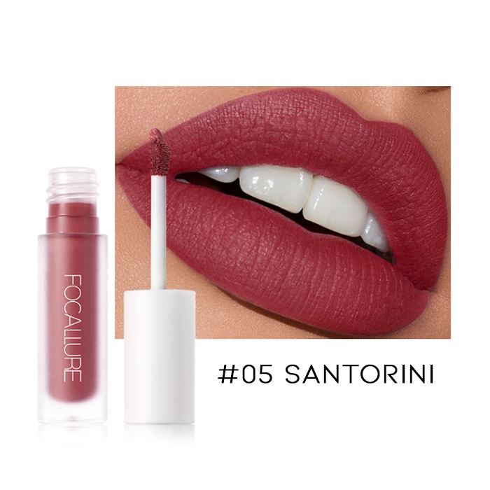 12HRS Waterproof Matte Liquid Lipstick Make-up Every Day And Night #05 Santorini 