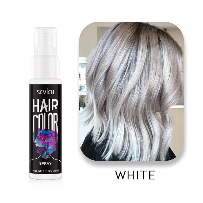 Temporary Hair Color Spray Hair Color Every Day And Night White 1pc 