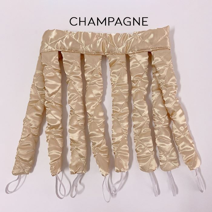 Non-Heat Octopus Hair Curler Hair Styling Tools Every Day And Night Champagne 