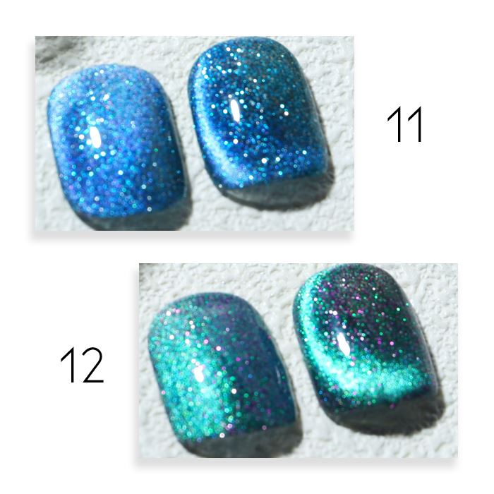 Galaxy Cat Eye Gel Nail Polish Nail Every Day And Night 11 