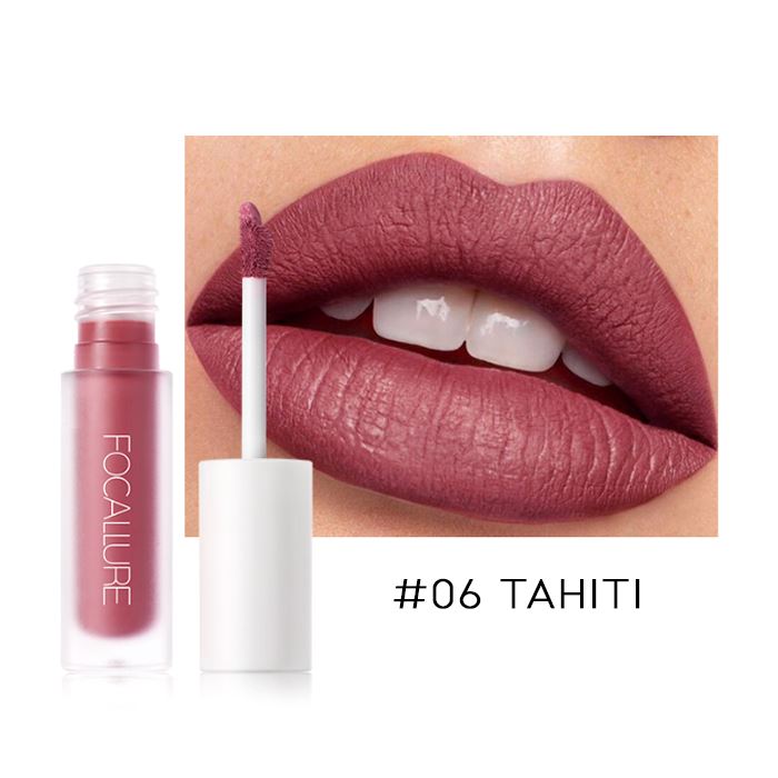 12HRS Waterproof Matte Liquid Lipstick Make-up Every Day And Night #06 Tahiti 