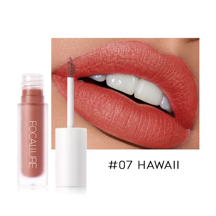 12HRS Waterproof Matte Liquid Lipstick Make-up Every Day And Night #07 Hawaii 