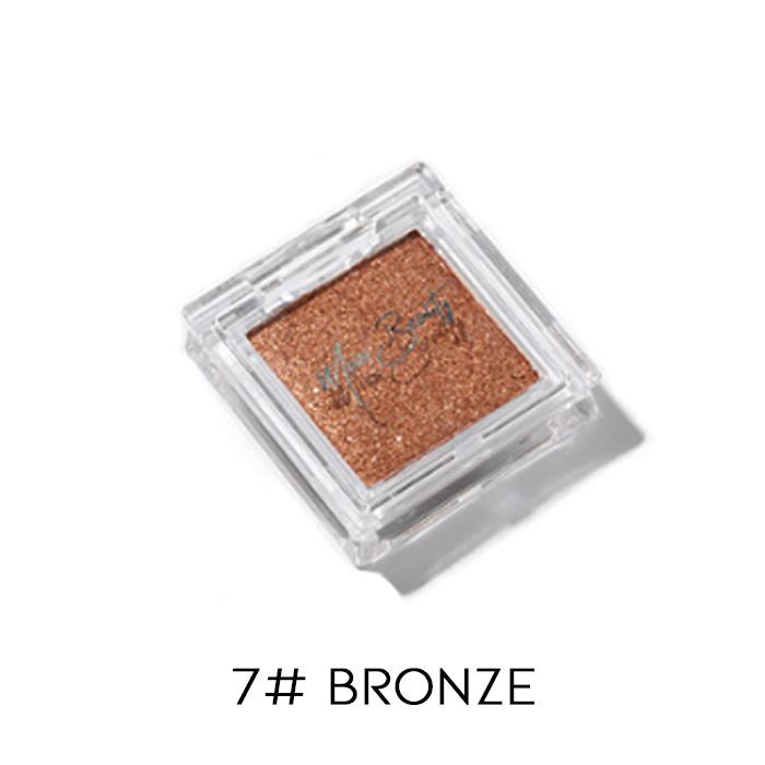 Single Shade Square Eyeshadow Make-up Every Day And Night 7# Bronze 1pc 