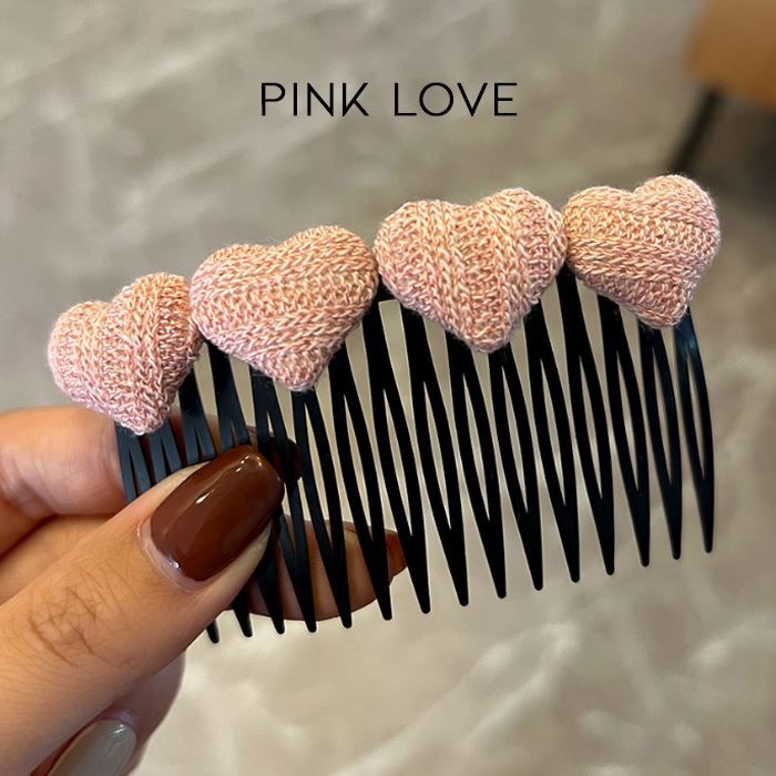 Neat Babyhair Hair Comb Hair Styling Tools Every Day And Night Pink Love 1pc 