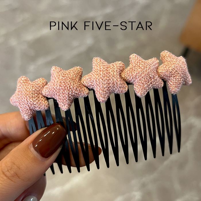 Neat Babyhair Hair Comb Hair Styling Tools Every Day And Night Pink Five Star 1pc 