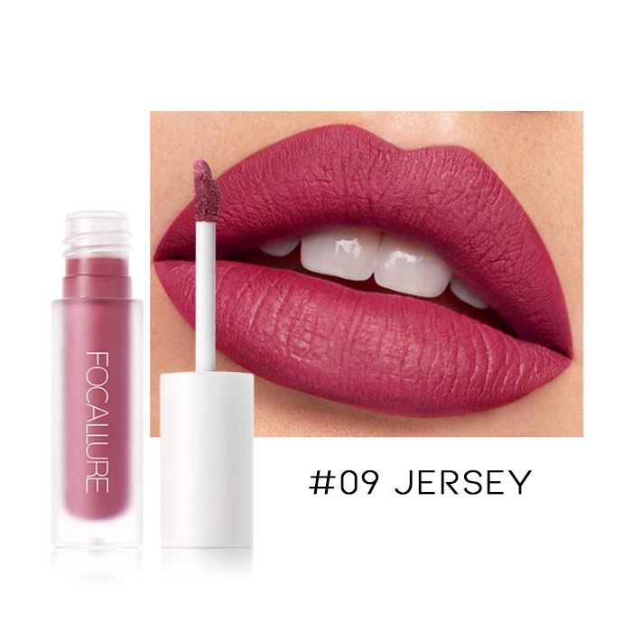 12HRS Waterproof Matte Liquid Lipstick Make-up Every Day And Night #09 Jersey 