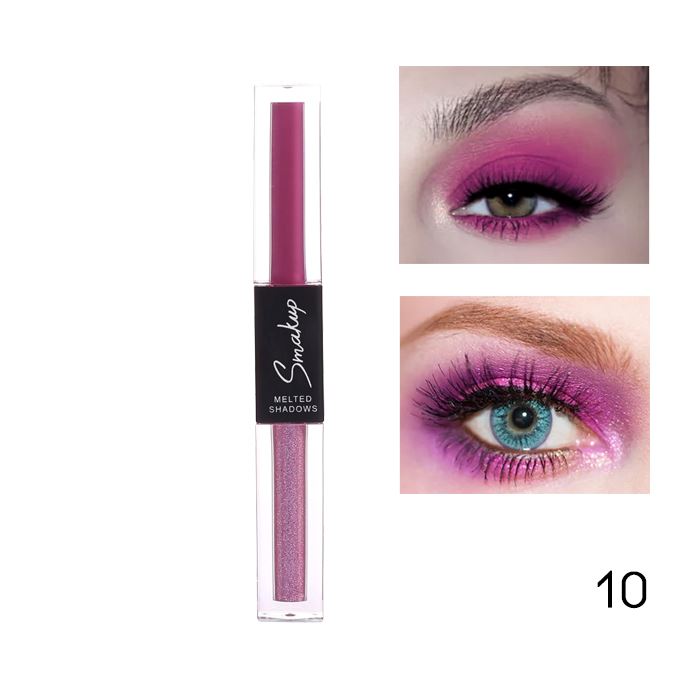 Matt & Glitter 2-In-1 Liquid Eyeshadow Make-up Every Day And Night 