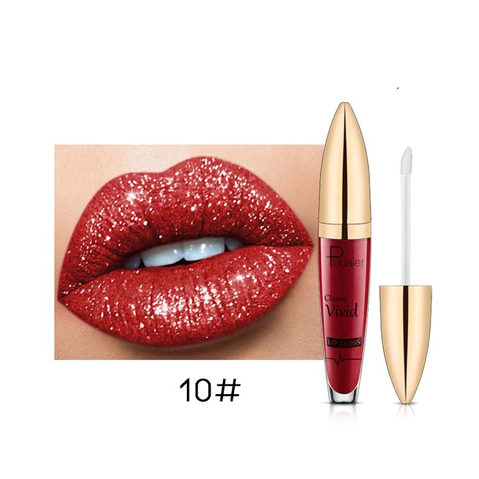 Special Matt to Glitter Liquid Lipstick Make-up Every Day And Night 10 Ruby 1pc 