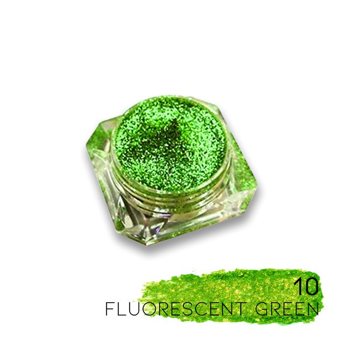 SuperSpark Glitter Jelly Gel Make-up Every Day And Night Fluorescent Green 1pc 