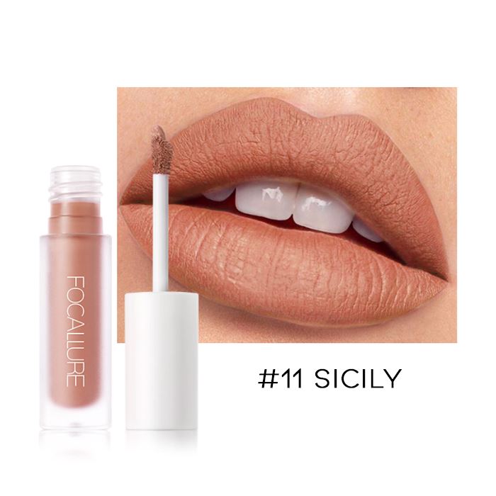 12HRS Waterproof Matte Liquid Lipstick Make-up Every Day And Night #11 Sicily 