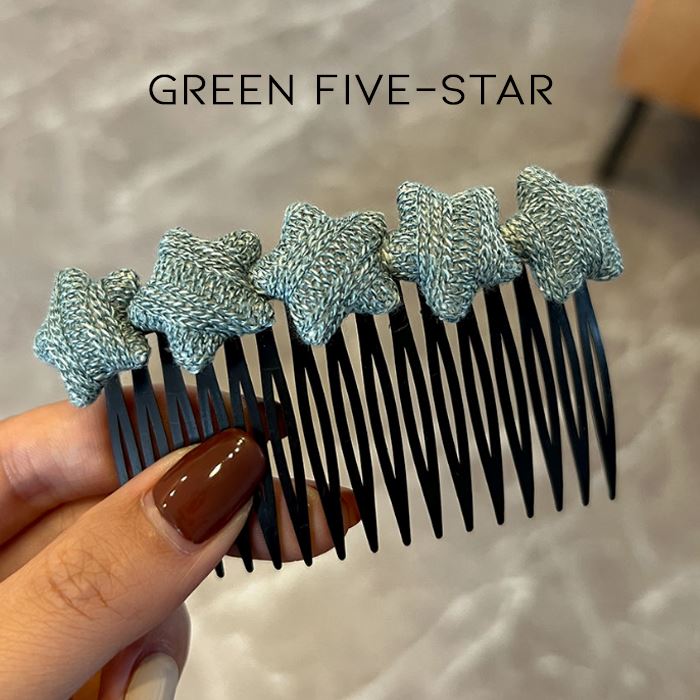 Neat Babyhair Hair Comb Hair Styling Tools Every Day And Night Green Five-Star 1pc 
