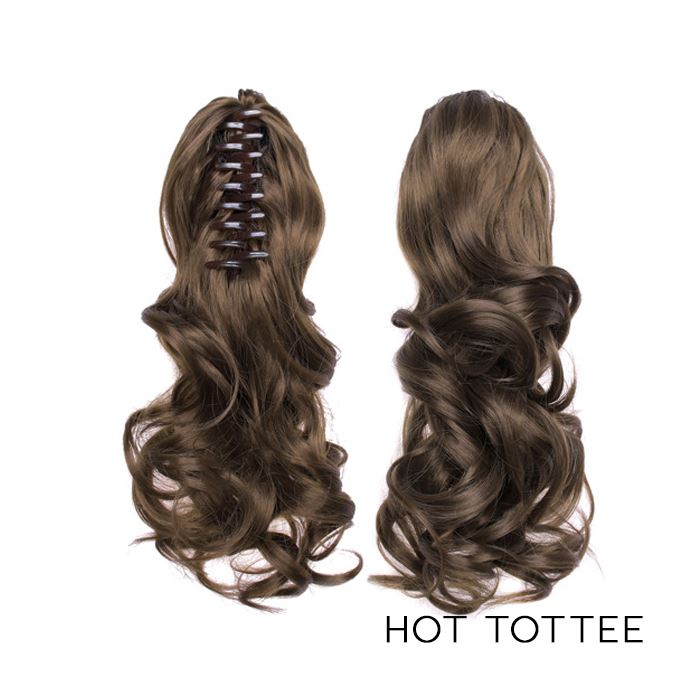 Clip-On Curly Ponytail Hair Extension Hair Styling Tools Every Day And Night Hot Tottee 