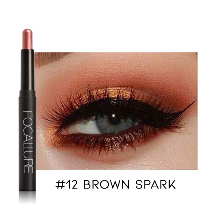 12HRS Waterproof Eyeshadow Stick make up Every Day And Night #12 Brown Spark 