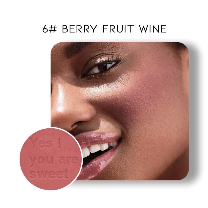 You Are Sweet Blush Make-up Every Day And Night 6# Berry Fruit Wine 