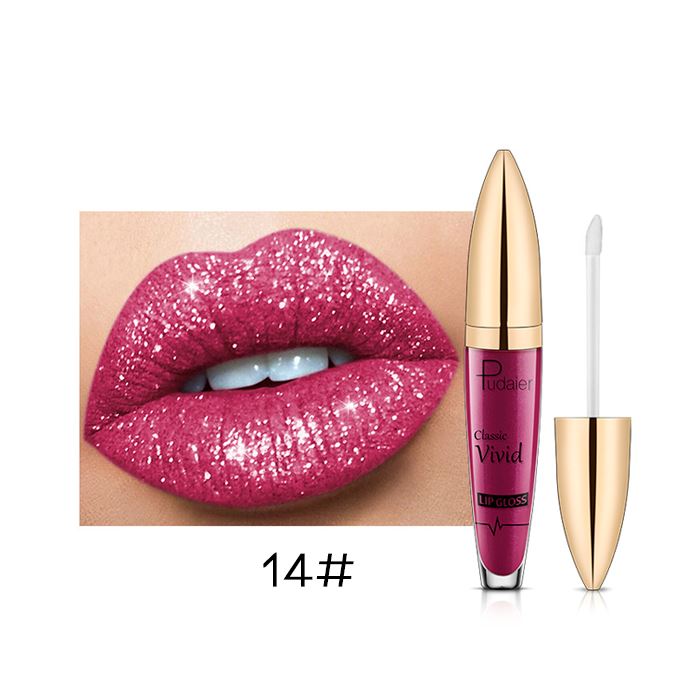 Special Matt to Glitter Liquid Lipstick Make-up Every Day And Night 14 Hot Pink 1pc 