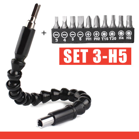 Universal Flexible Screwdriver Axle