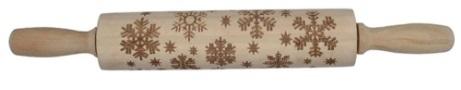 Embossing Wooden Rolling Pin