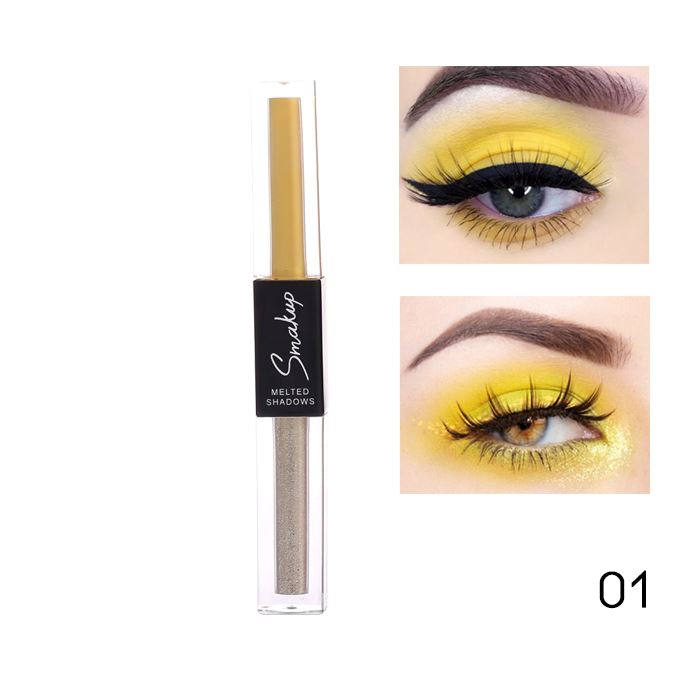 Matt & Glitter 2-In-1 Liquid Eyeshadow Make-up Every Day And Night 