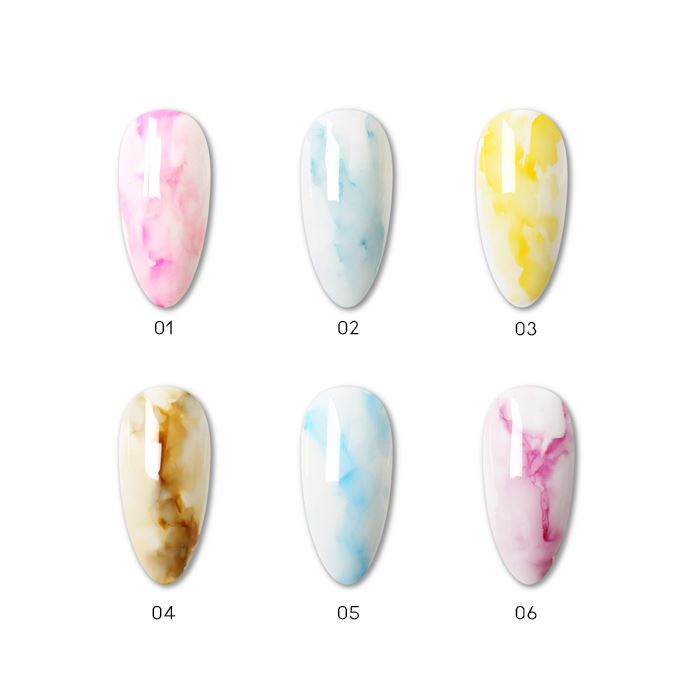Watercolor Style Gel Nail Liquid Nail Every Day And Night 01 Pink 2PCS (36% OFF) $11.5 Each 