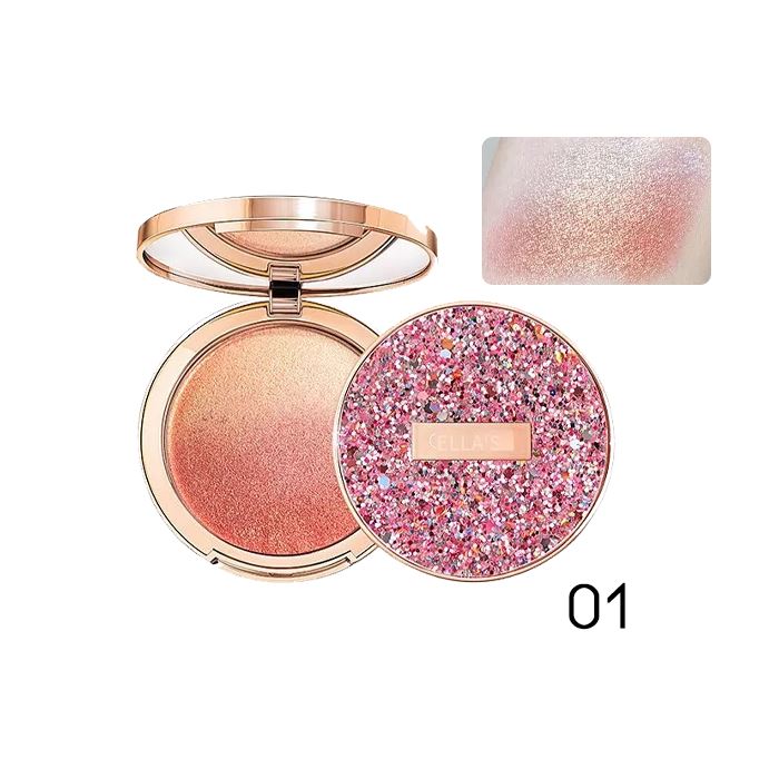 HighShine Gradient Blush Make-up Every Day And Night 