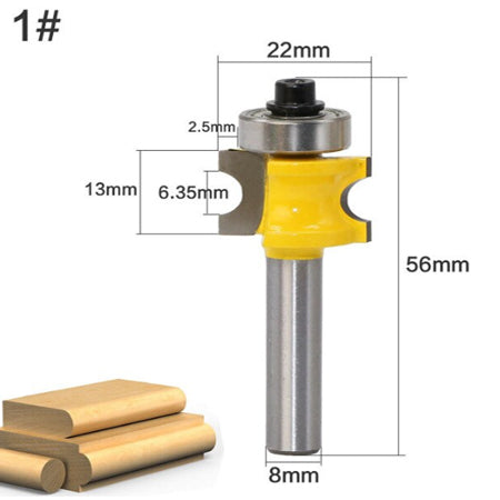 Shank Bullnose Router Bit Set