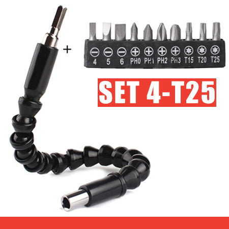 Universal Flexible Screwdriver Axle