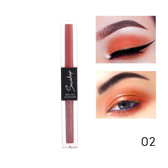 Matt & Glitter 2-In-1 Liquid Eyeshadow Make-up Every Day And Night 