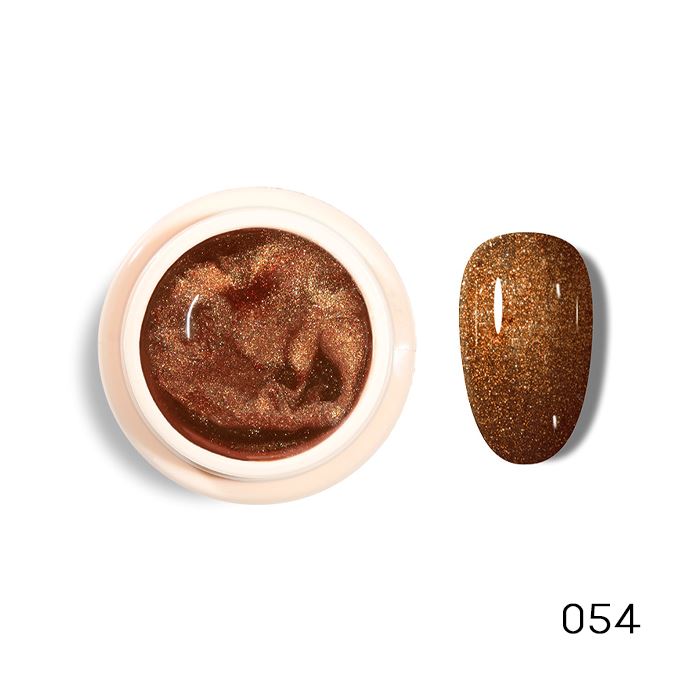 Cream-like Nail Gel (Fine Glitter Collection) Nail Every Day And Night 054 Champagne Mithril 