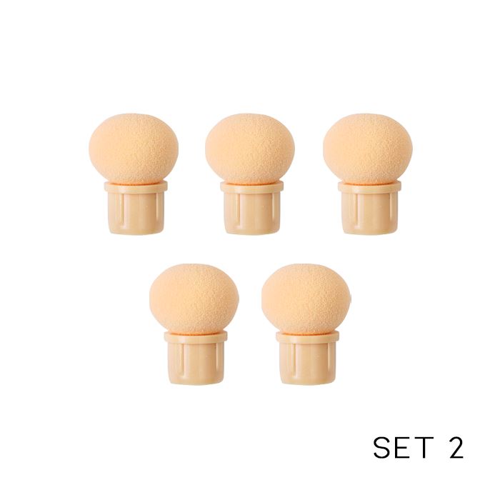Nail Art Sponge Pen Nail Every Day And Night 5 Rounded Sponge Heads 