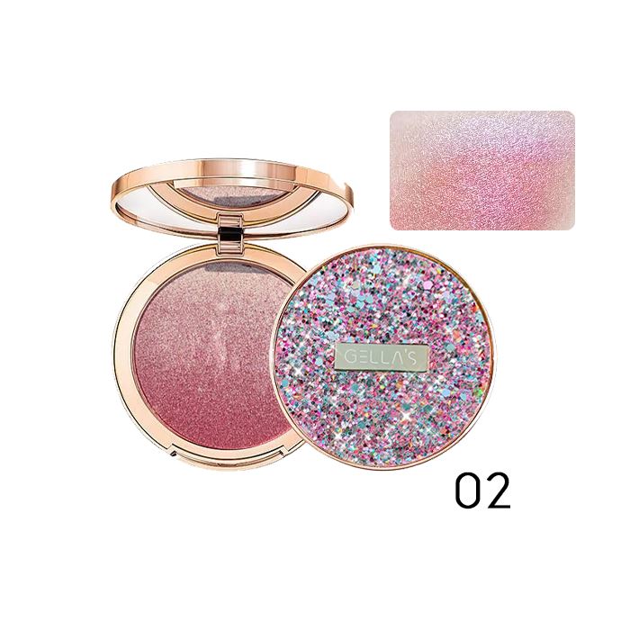 HighShine Gradient Blush Make-up Every Day And Night 02 Raspberry 