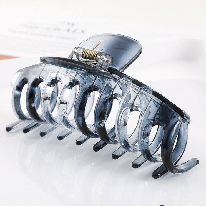 For Thick Hair Large Claw Clip (Transparent Collection) Hair Styling Tools Every Day And Night 08 Ash Gray 