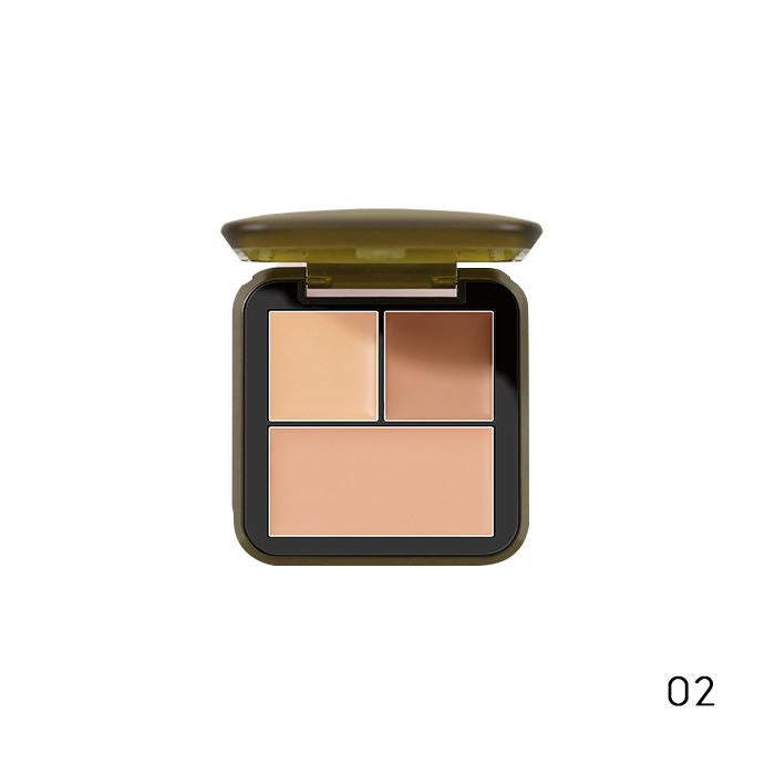 Face Highlight & Contour Cream Palette Make-up Every Day And Night 02 Versatile 