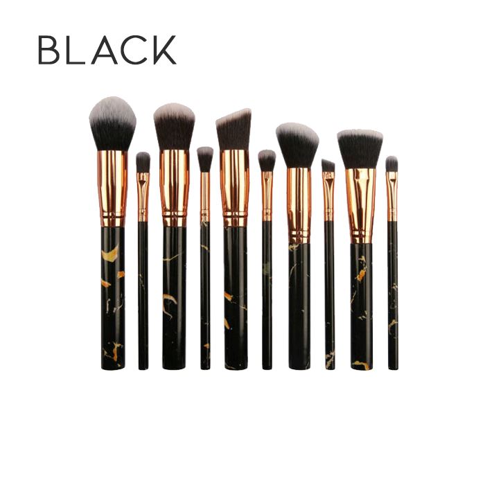 Beginner Marble Makeup Brush Set Make-up Every Day And Night 