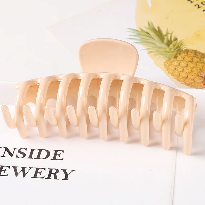 For Thick Hair Large Claw Clip (Shine Collection) Hair Styling Tools Every Day And Night 03 Ivory 