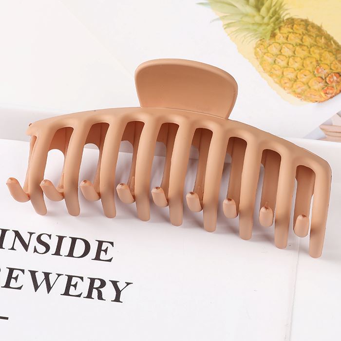 For Thick Hair Large Claw Clip (Matte Collection) Hair Styling Tools Every Day And Night 02 Khaki 