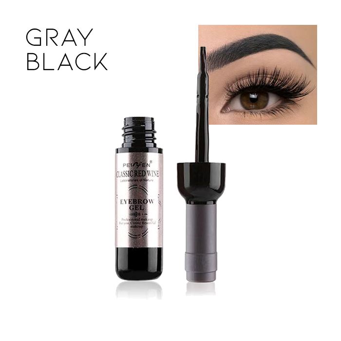 24HRS Tattoo Peel Off Brow Tint Make-up Every Day And Night Gray Black 1 pc 