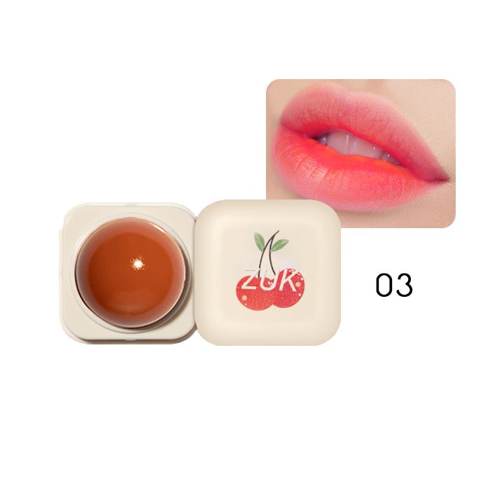 Moisturizing Thermal Changing Lip balm Make-up Every Day And Night 03 Cherry 1pc 