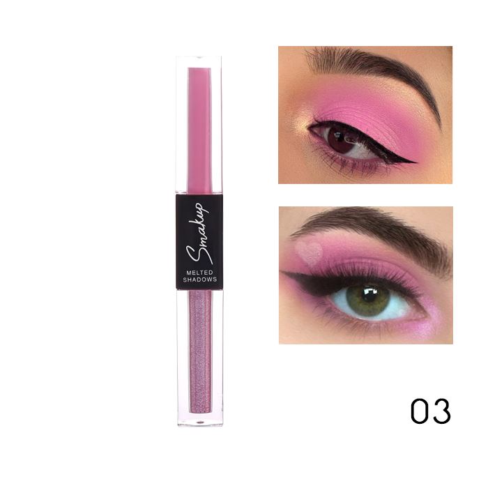 Matt & Glitter 2-In-1 Liquid Eyeshadow Make-up Every Day And Night 