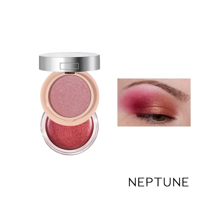 2 Layers Matt & Shine Eyeshadow Make-up Every Day And Night 