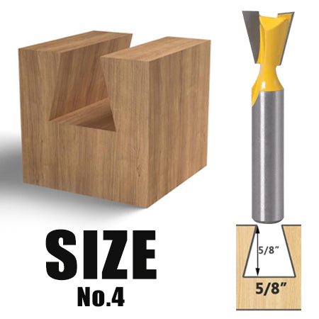 Shank Dovetail Joint Router Bit