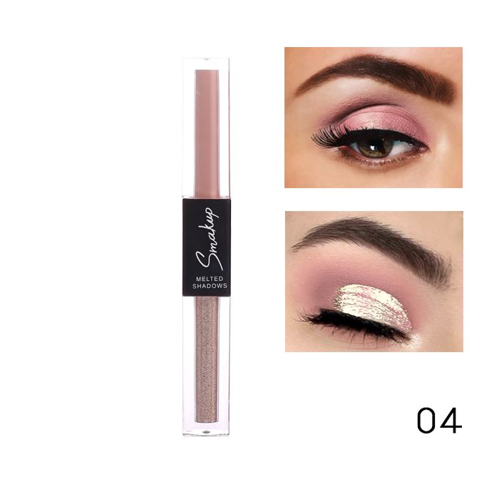 Matt & Glitter 2-In-1 Liquid Eyeshadow Make-up Every Day And Night 