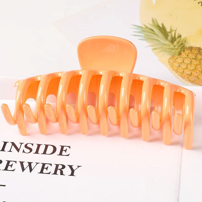 For Thick Hair Large Claw Clip (Shine Collection) Hair Styling Tools Every Day And Night 05 Orange 