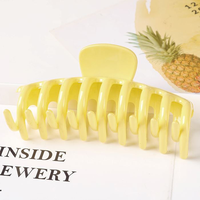 For Thick Hair Large Claw Clip (Shine Collection) Hair Styling Tools Every Day And Night 06 Yellow 