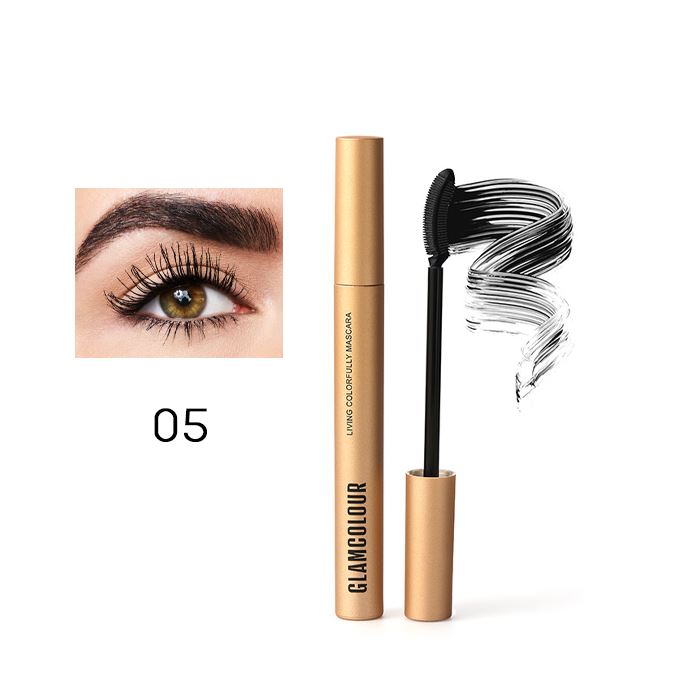 Sunflower Waterproof Mascara Make-up Every Day And Night 05 Deep Black (Volume) 1PC 